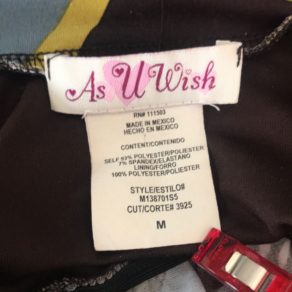 As U Wish Mini Dress Sz M - Picture 3 of 6